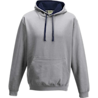 ICON - varsityhoodiejusthoods heather_grey_french_navy