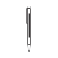 80 x 5 mm - Next to the clip