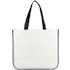 COLOR ICON - glosslaminatednonwovenshoppertote - White