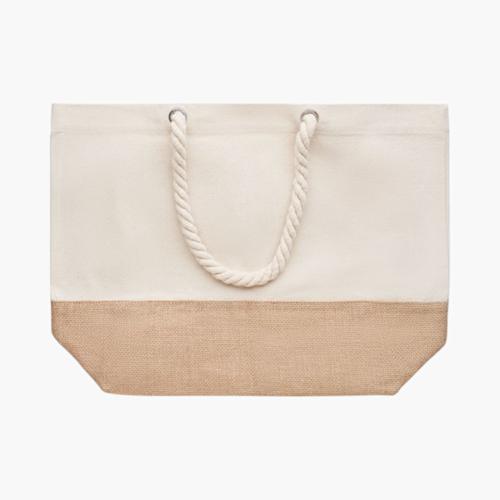 PDP - pantaicanvasbeachbag280grm square #F8F8F8 background