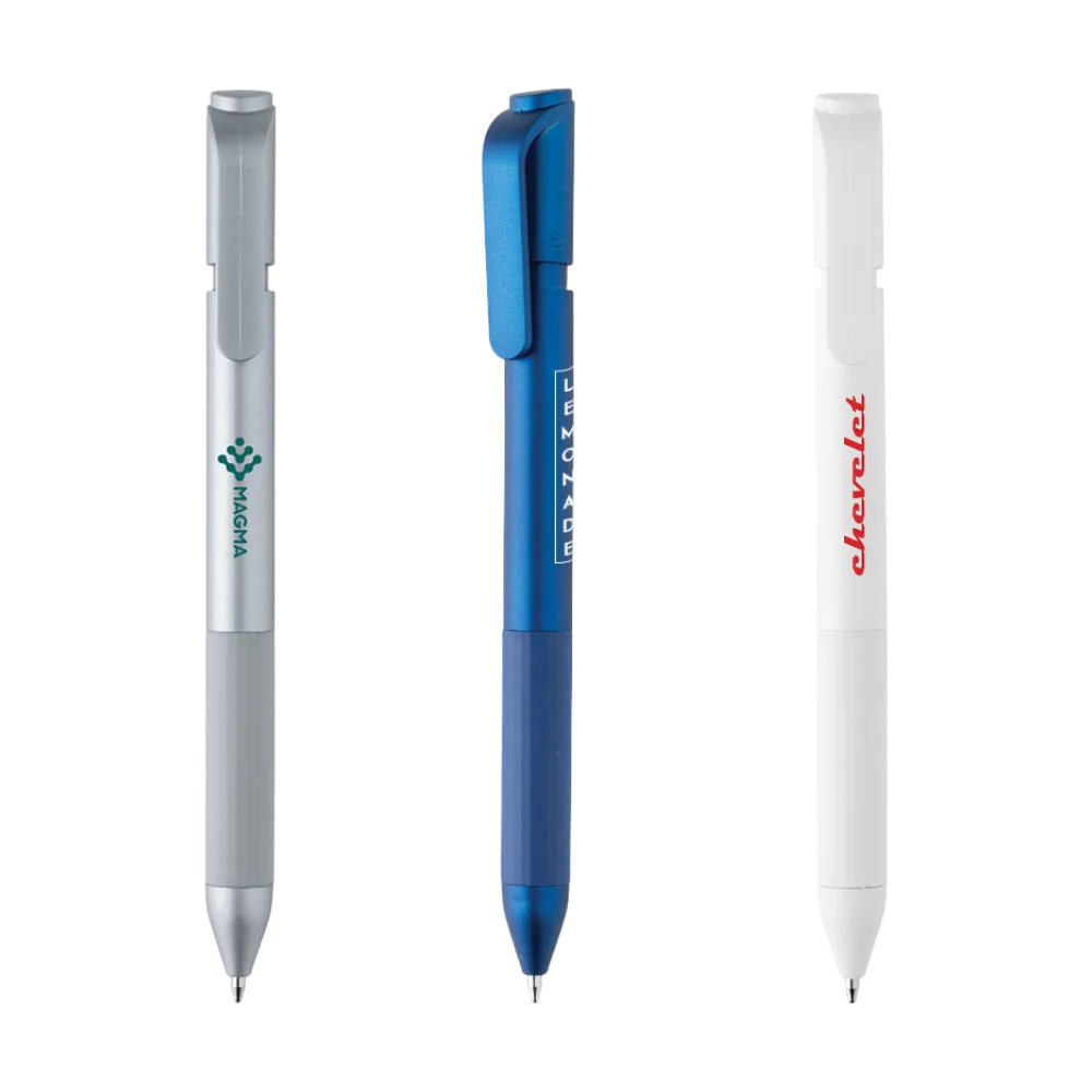 TwistLock GRS certified recycled ABS pen PLP SQ