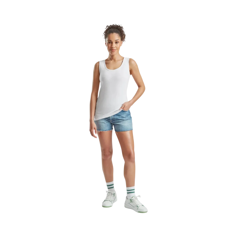 PDP - fruitoftheloomladyfitvalueweightvest square #00000000 background
