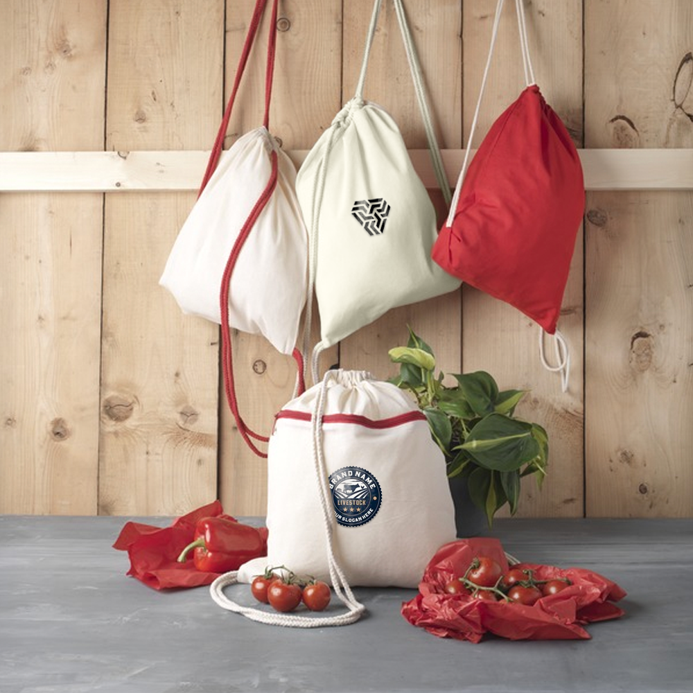 3. Oregon 140 g m² cotton drawstring bag 5L Photo