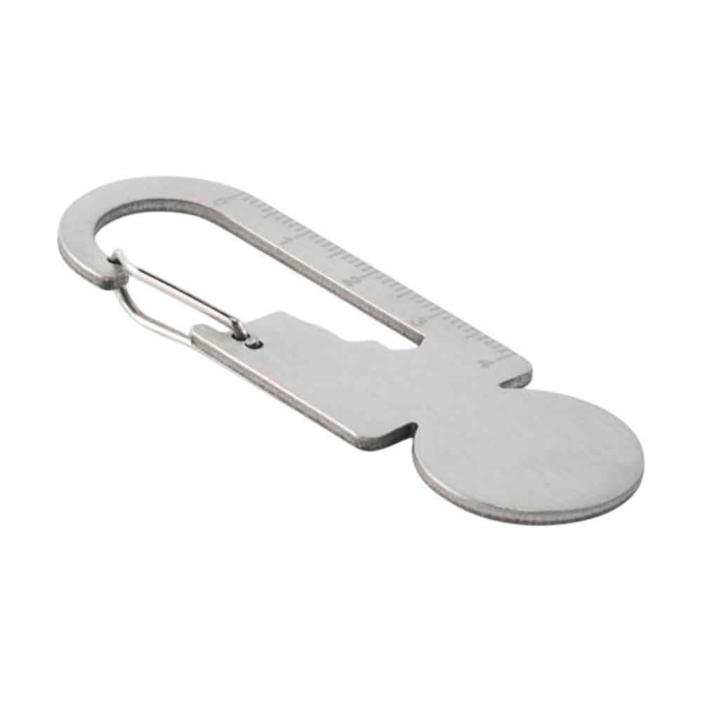Recycled Stainless Steel Multifunctional Key Ring Token | HelloPrint