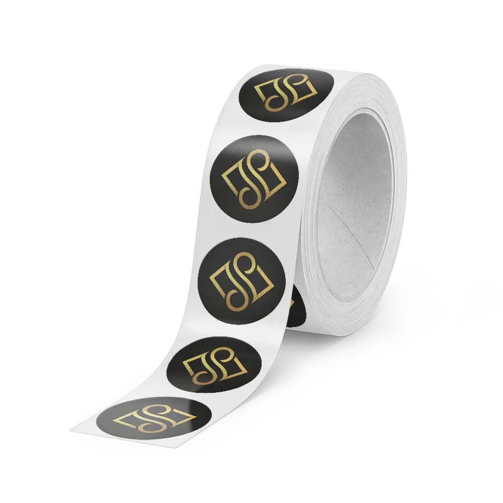 Labels On Roll With Foil Finishing-catalog-image