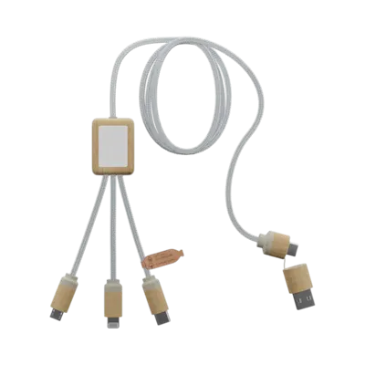 Bamboo 5-in-1 Charging Cable