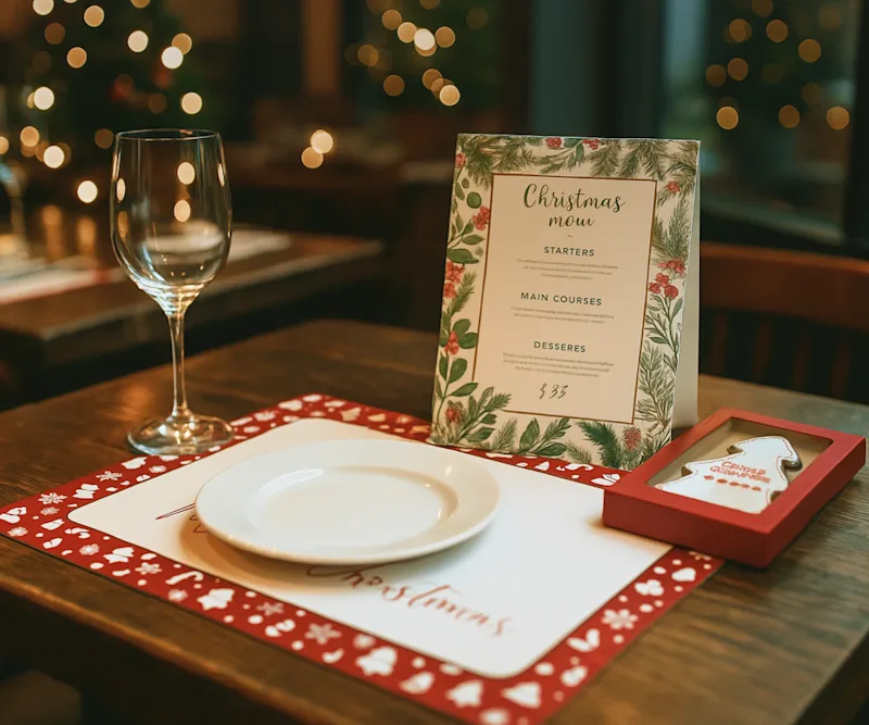 Laat gasten de kerstsfeer voelen