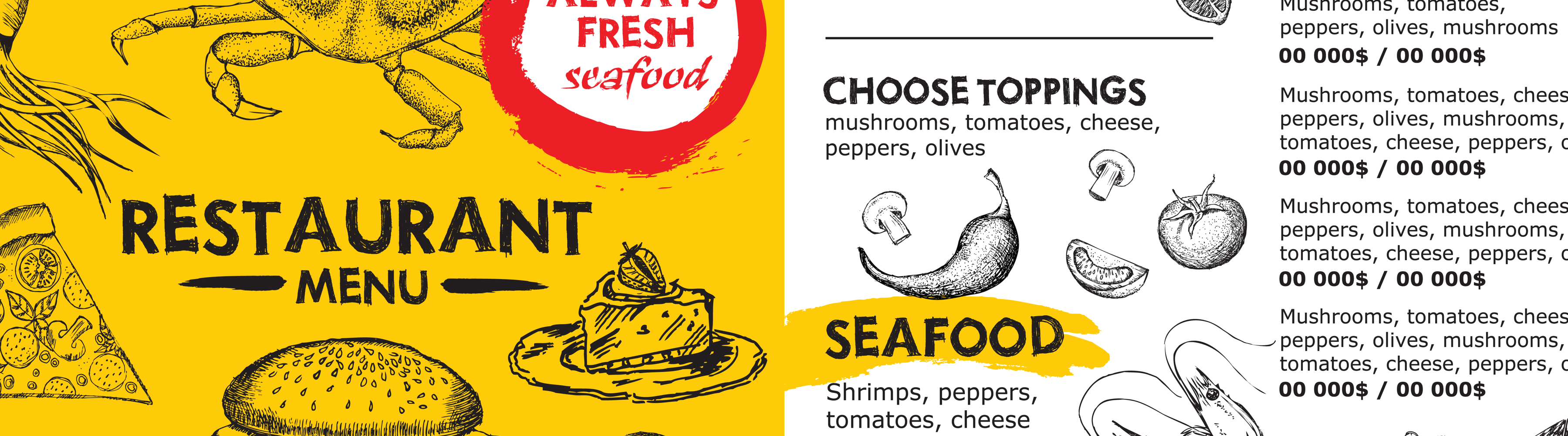 Speisekarten gestalten: Beispiele und Erklärungen