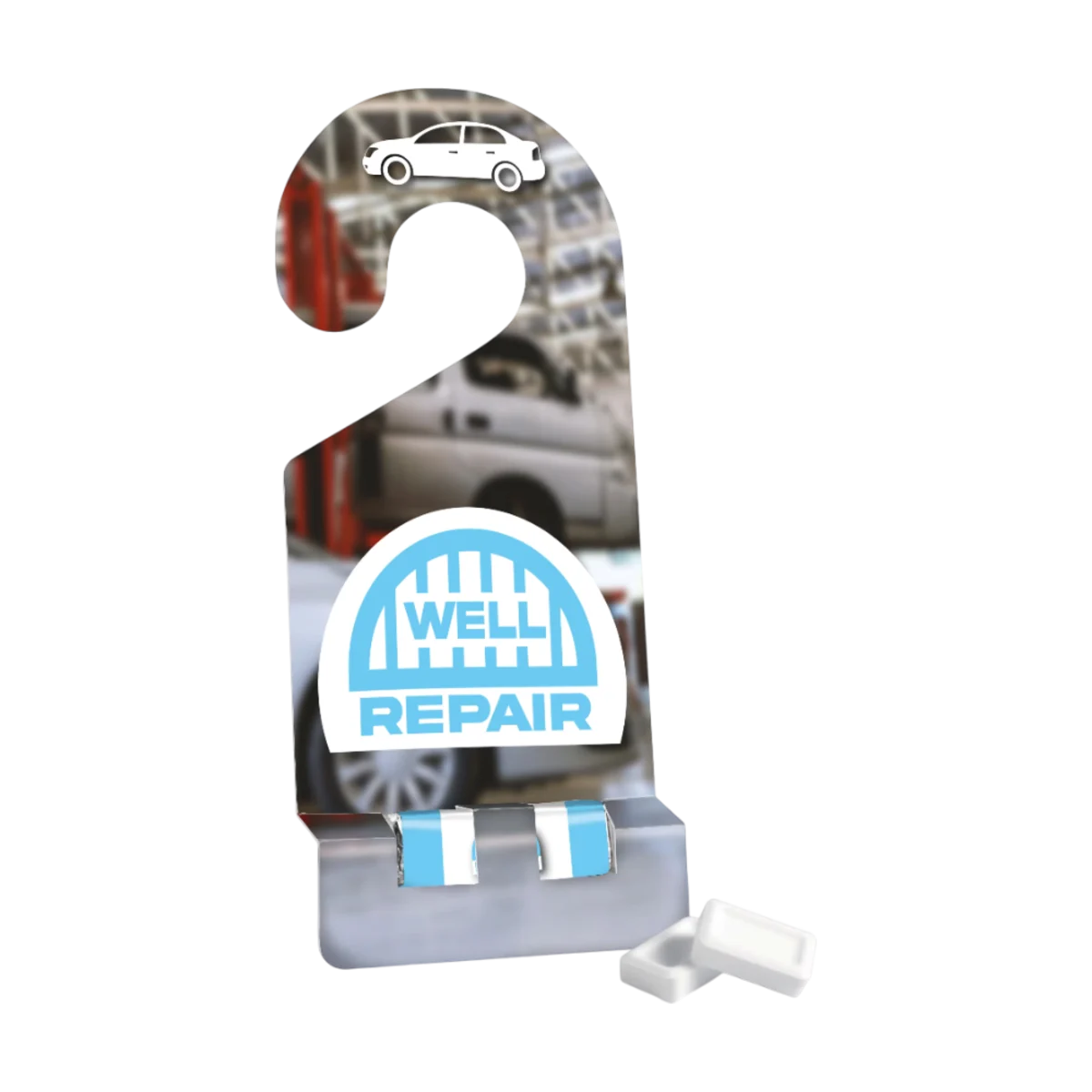 Peppermint Roll Mirror / Door Hanger main image