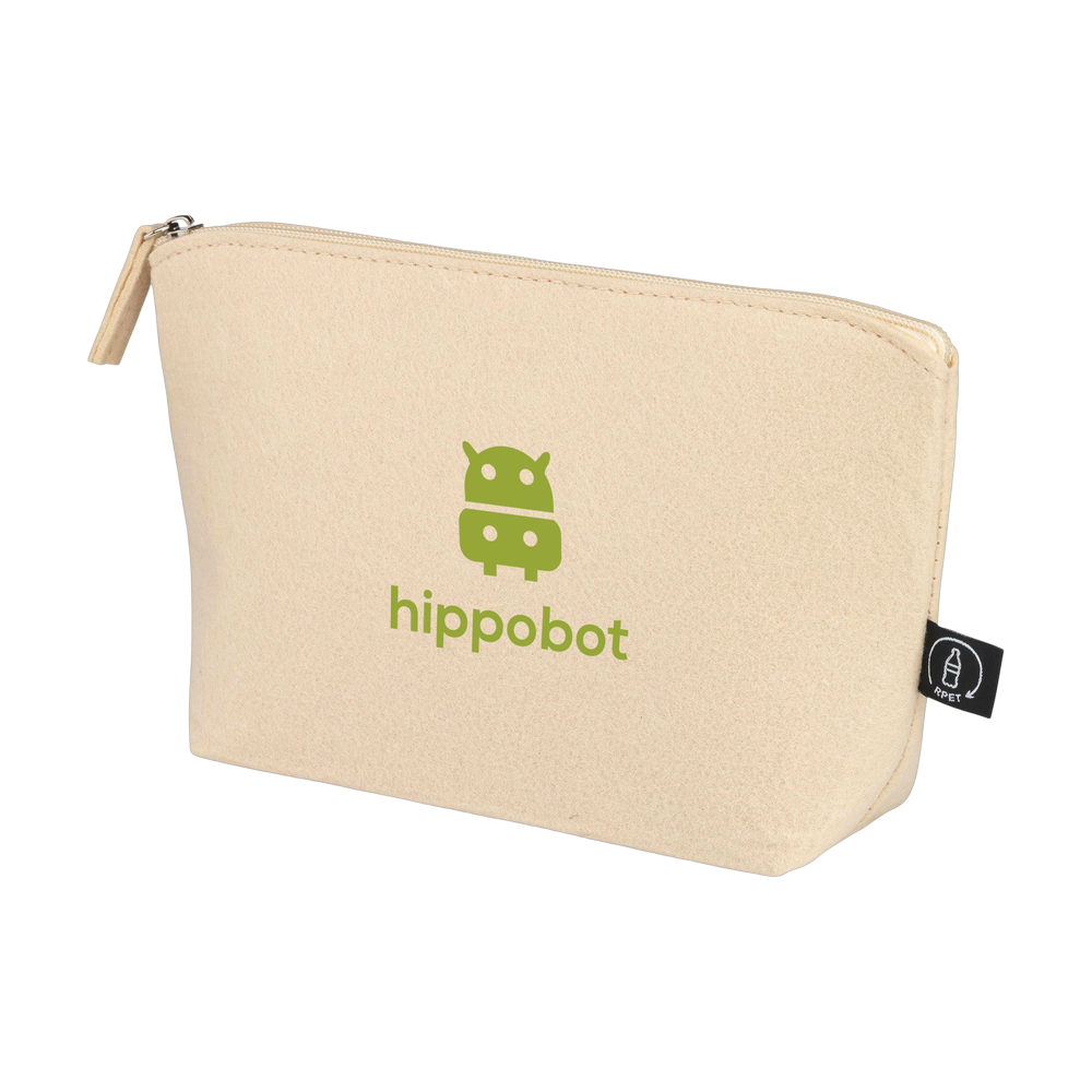 COLOR ICON - grsrpetfelttoiletrybag - Beige
