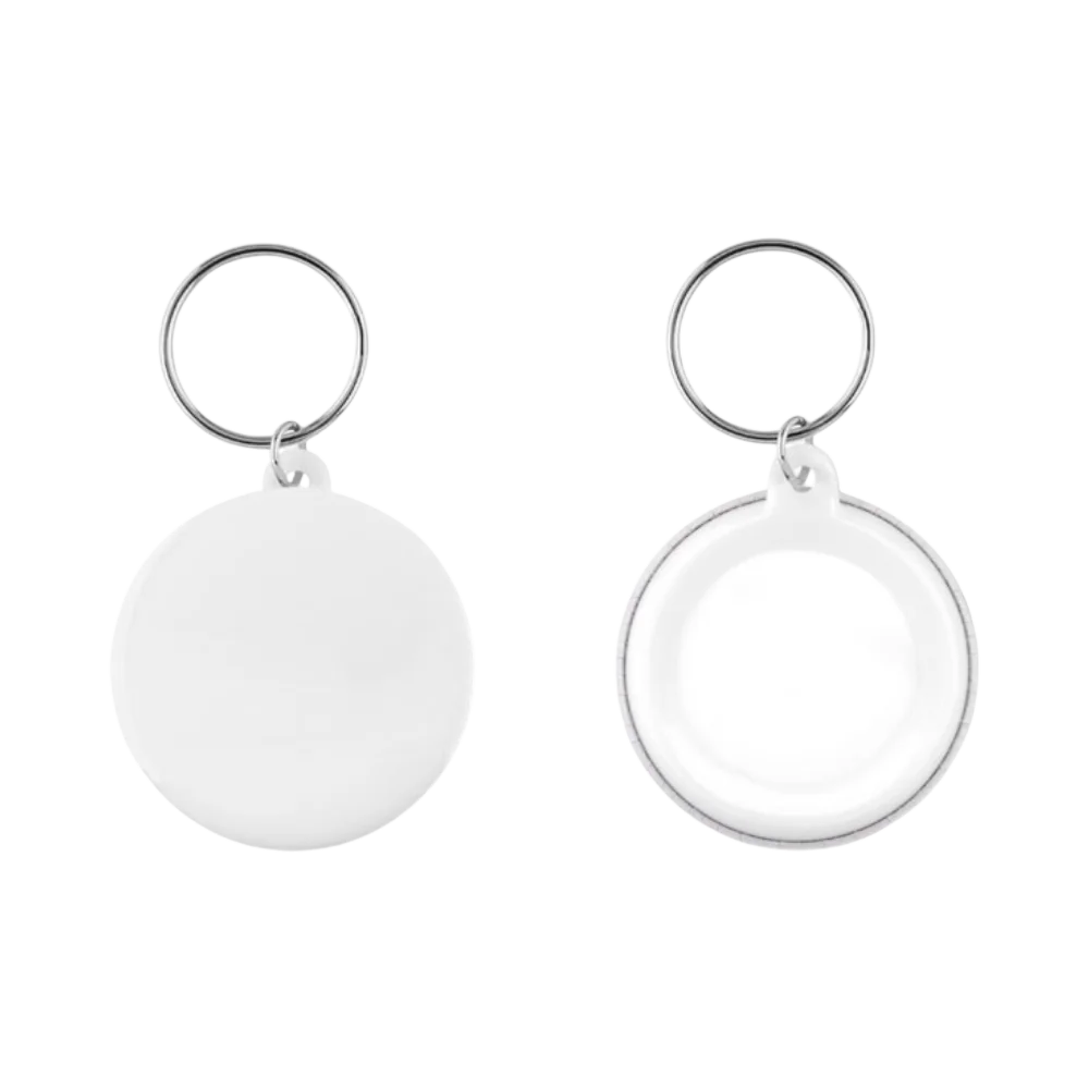 PDP - pinkeysmallpinbuttonkeyring square