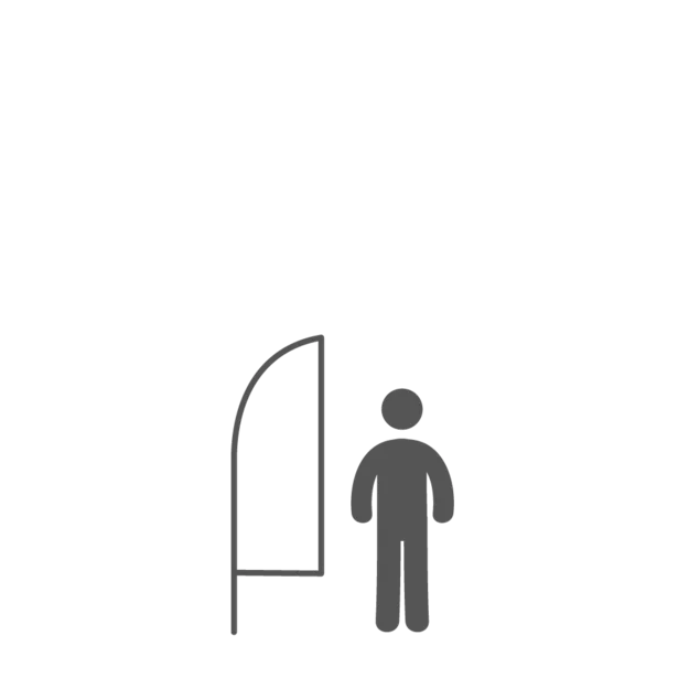 ICON featherflagsus2x6,75ft