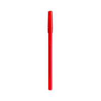 bicroundsticballpen Frosted red