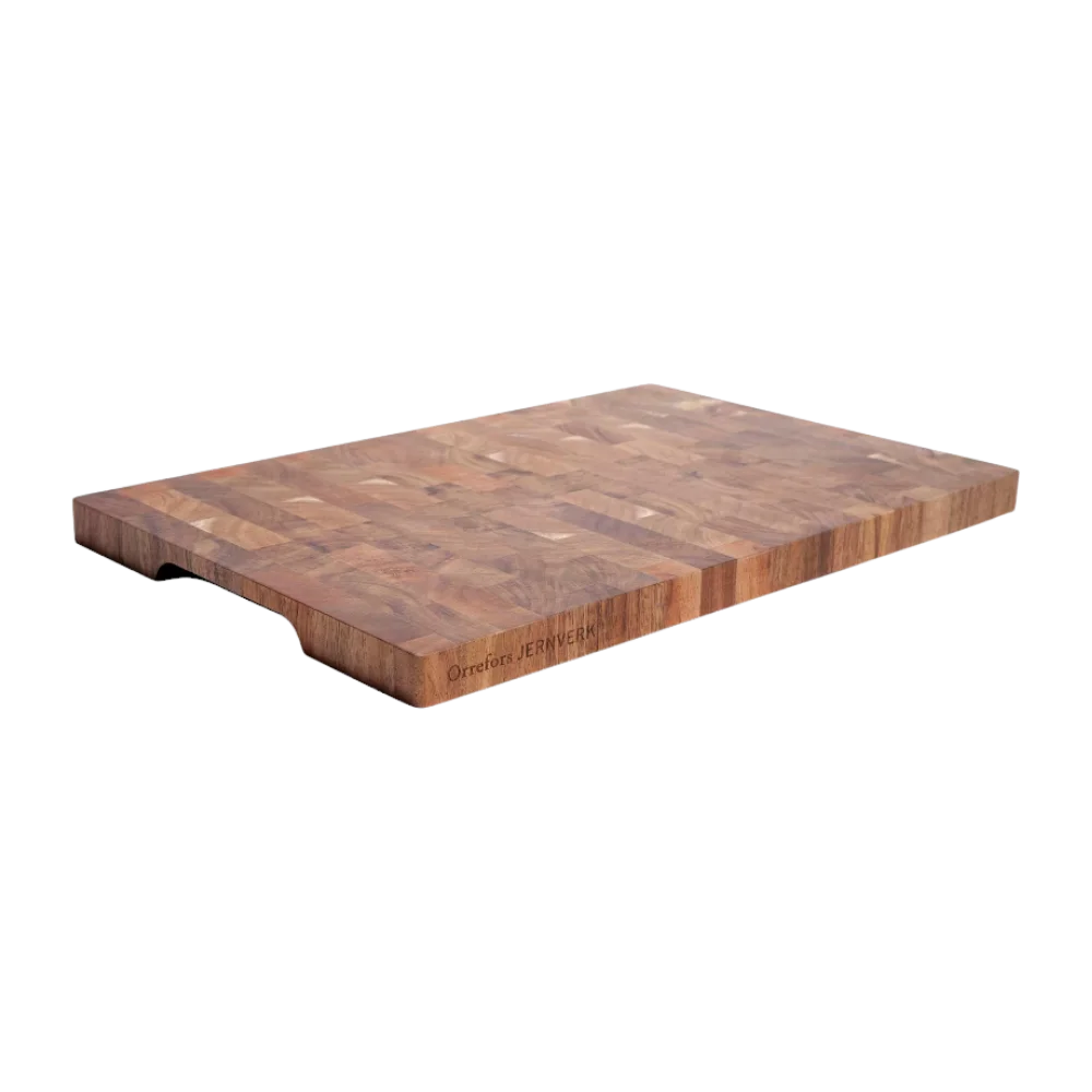 PDP - orreforsjernverkcuttingboardacaciawood square #F8F8F8 background