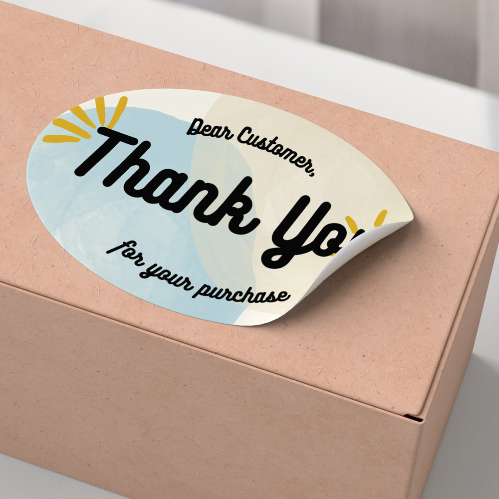 easily removable glue stickers PDP