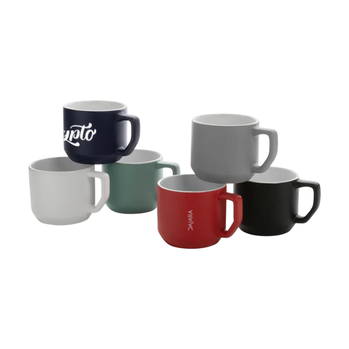 Image principale de Mug en céramique avec intérieur blanc 350 ml
