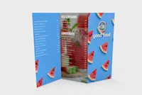 Zigzagvouw menu's