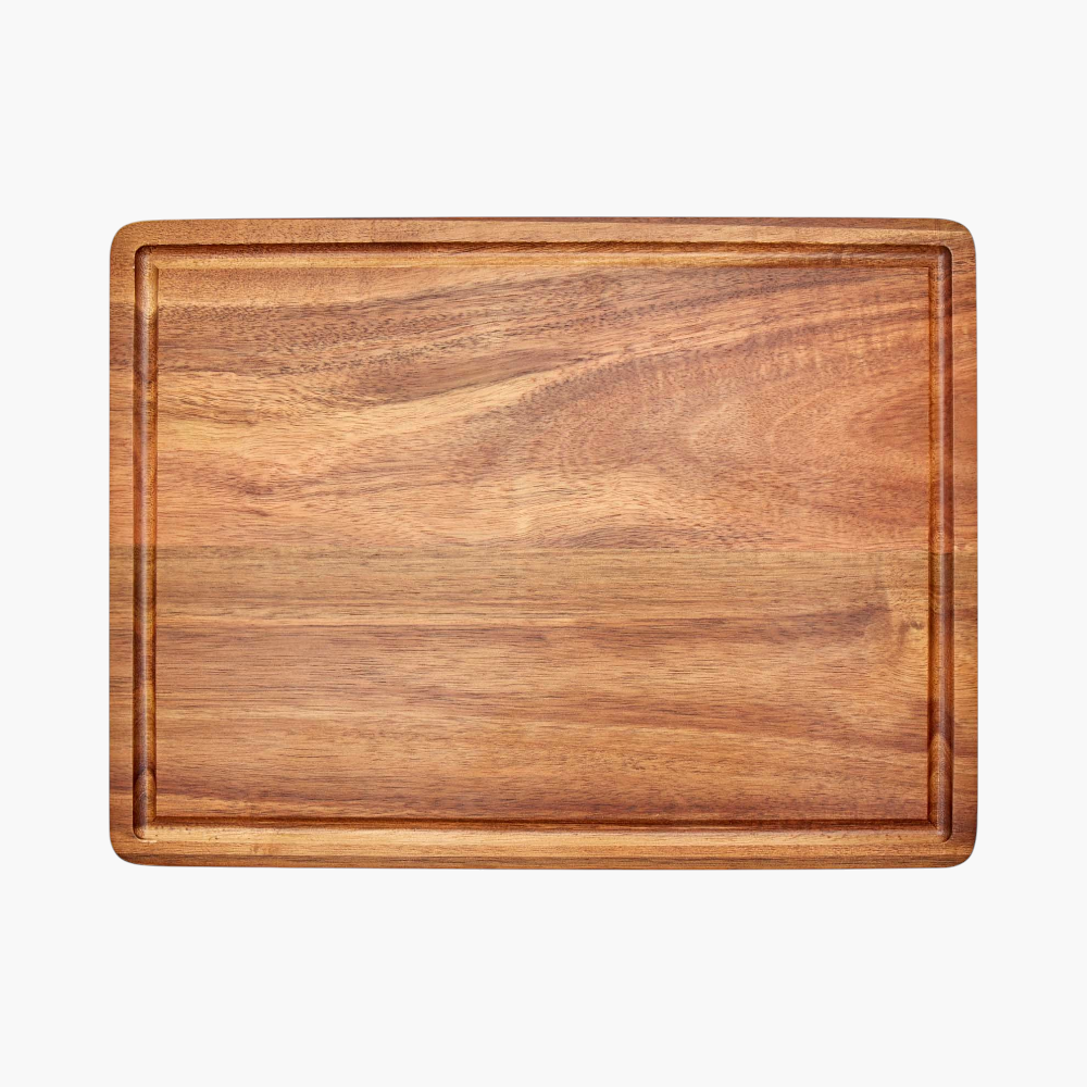 PDP - sonoraacaciawoodcuttingboard square #F8F8F8 background