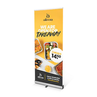 Banners with L Frame