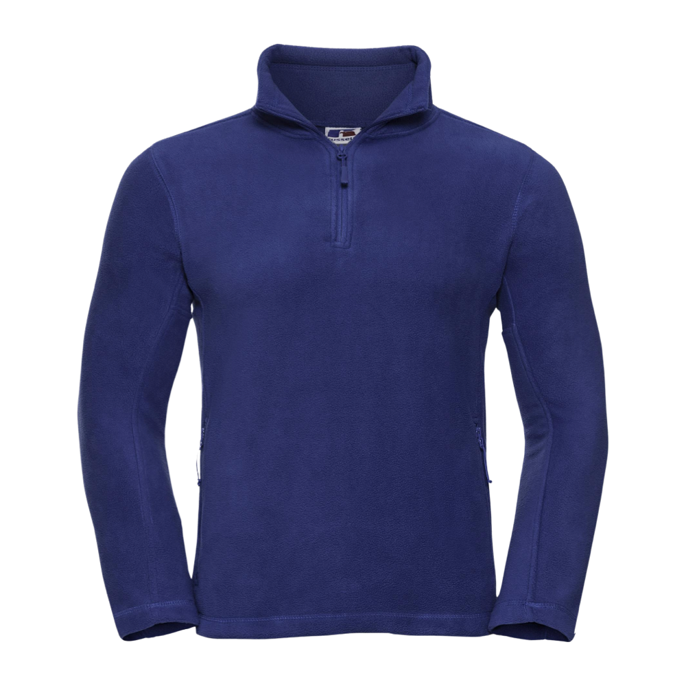 Russell Quarter Zip Outdoor Fleece bright royal