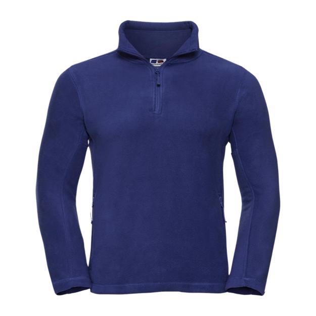 Russell Quarter Zip Outdoor Fleece bright royal