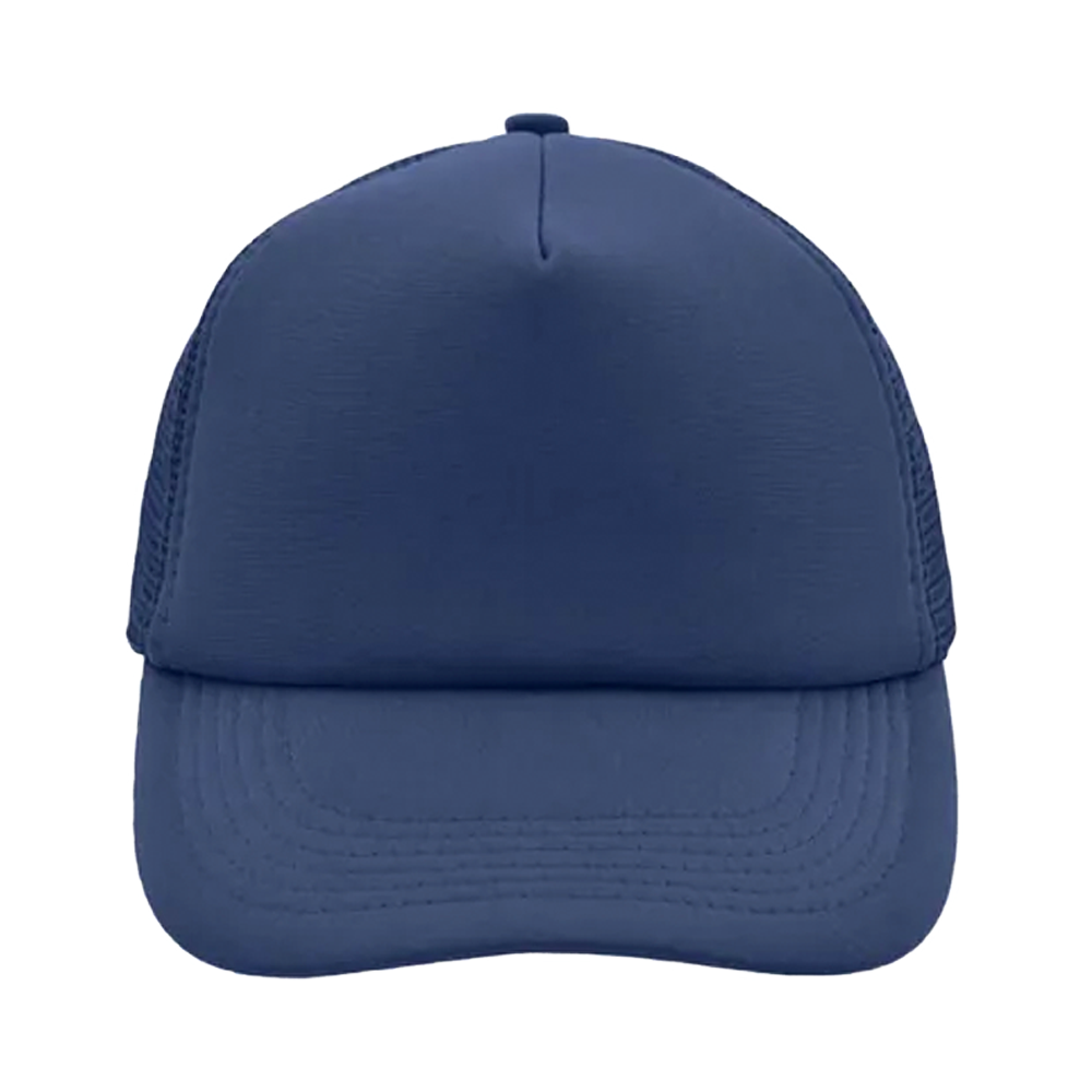 56. 5panelpolyestermeshcap Navy Blue
