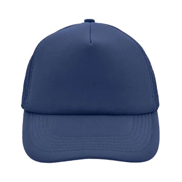 56. 5panelpolyestermeshcap Navy Blue