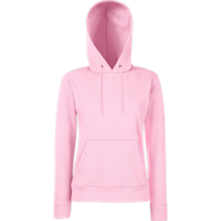 ICON - fruitoftheloomladyfitclassichoodedsweat light_pink