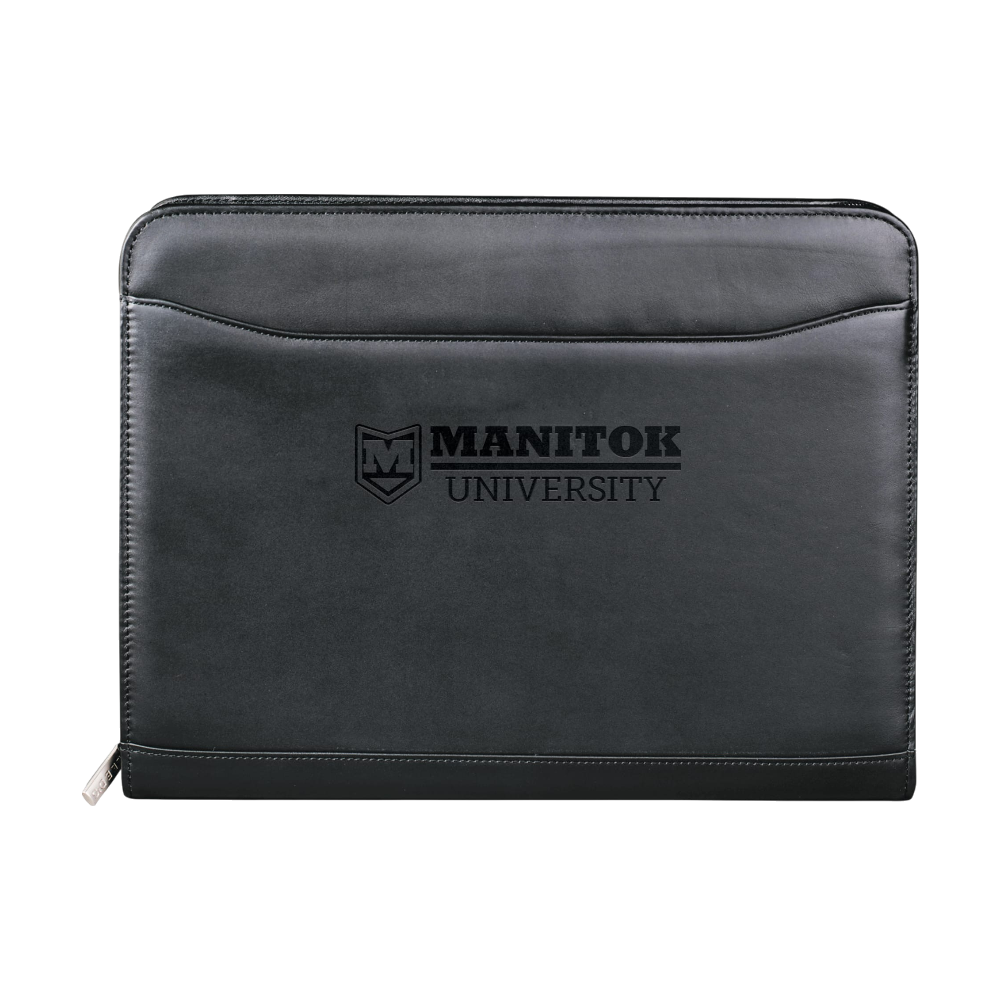 Millennium Leather Zippered Padfolio