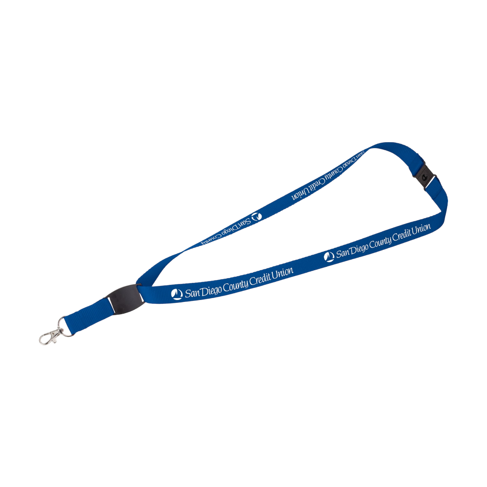 Polyester Flat Panel Lanyard