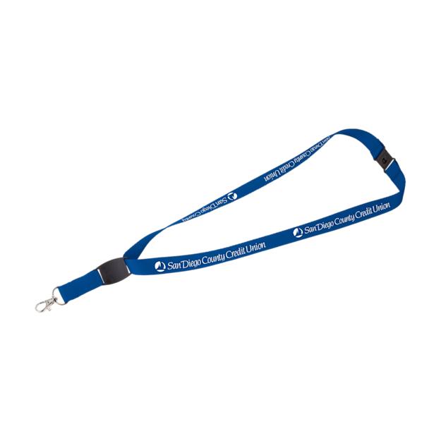 Polyester Flat Panel Lanyard