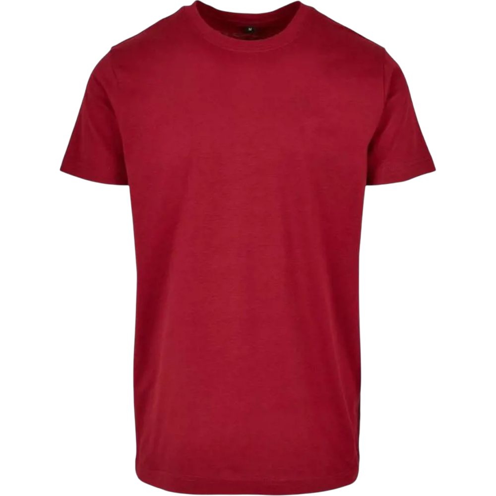ICON - basicroundnecktshirtbuildyourbrand burgundy