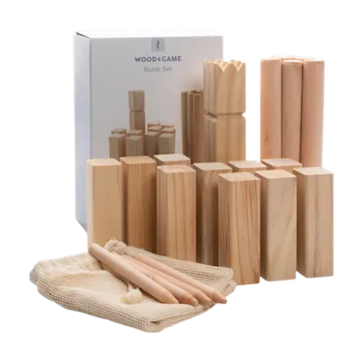 Wooden Kubb Set