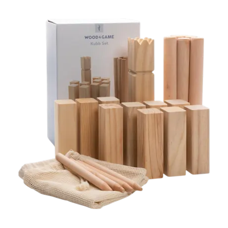Wooden Kubb Set
