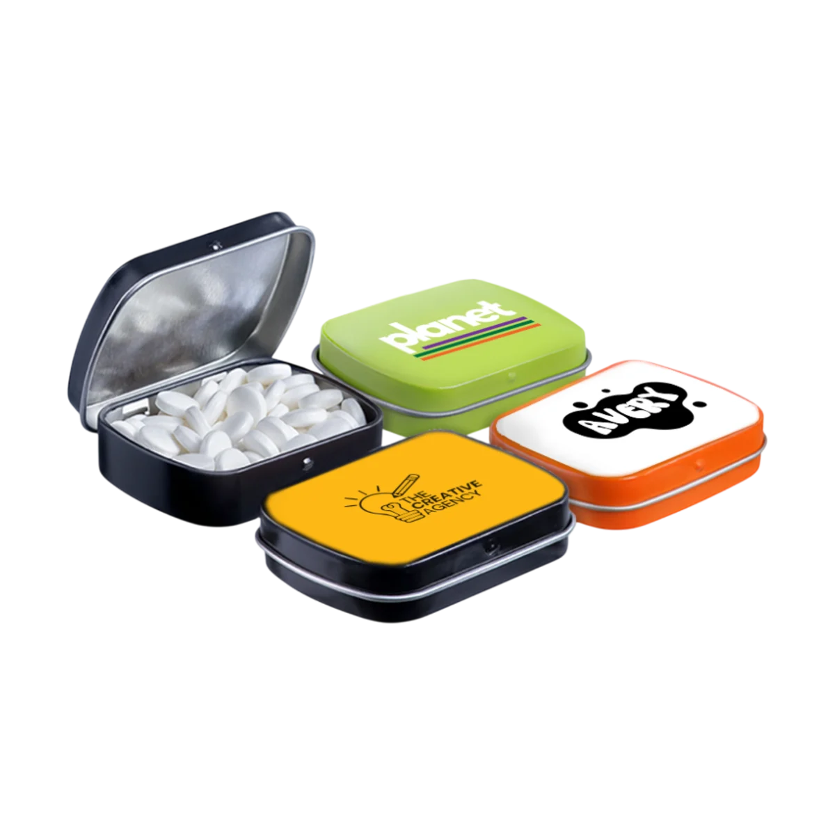 Mini Hinge Tin with Peppermint main image
