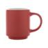 Ceramic stackable mug red