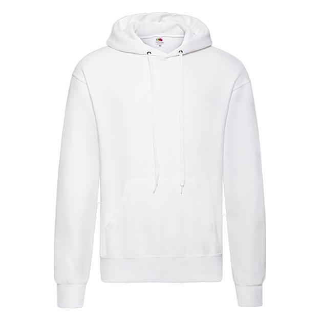Fruit of the Loom Classic Hoodie ICON white