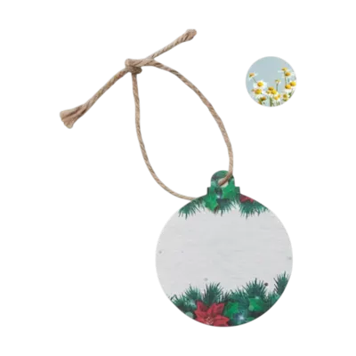 Bauseed Seed Paper Xmas Ornament
