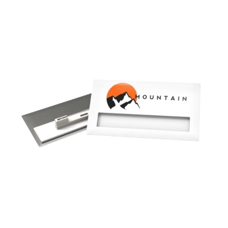 badgemaemetalrectangular