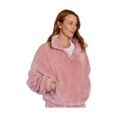 Fluffy Quarter Zip Fleece