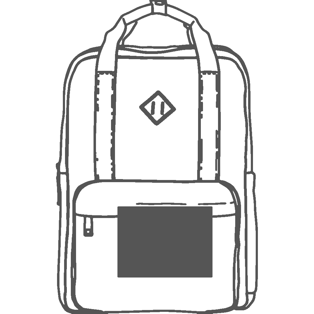 Front Pocket | 6H in x 4W in