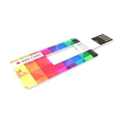 Chiavetta USB carta di credito mini 2/4/8/16/32/64 GB