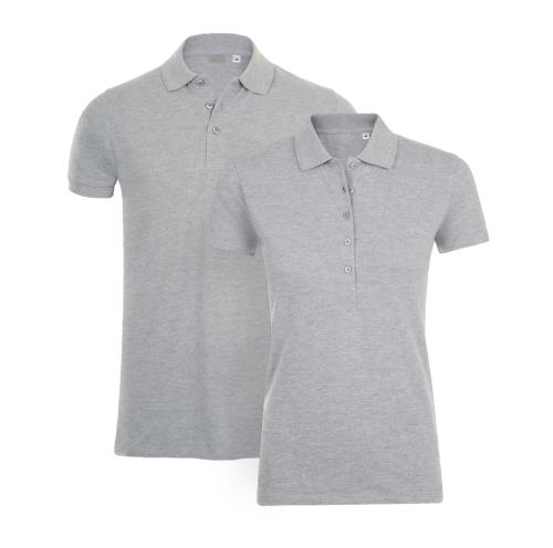 Premium Polo Shirts Slim Fit ICON grey