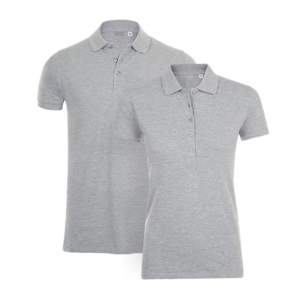Premium Polo Shirts Slim Fit ICON grey