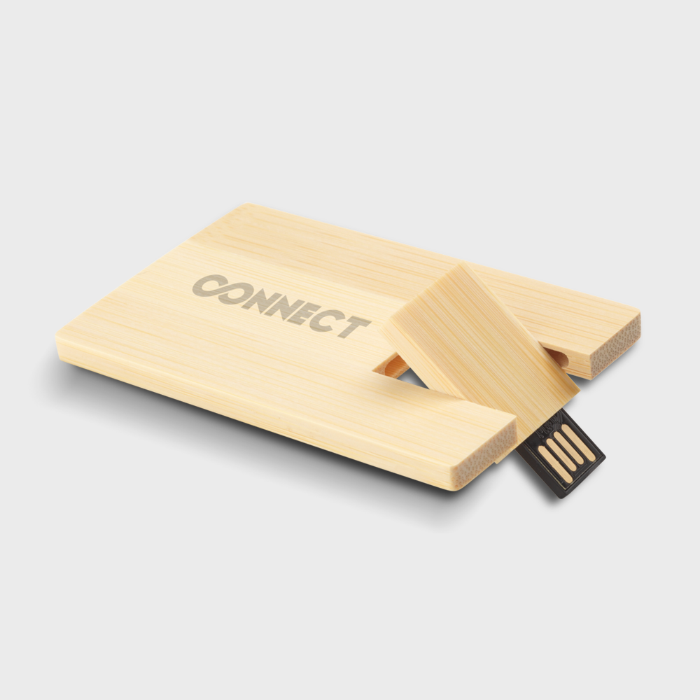 Carta di credito Bamboo USB 8/16/32/64 GB