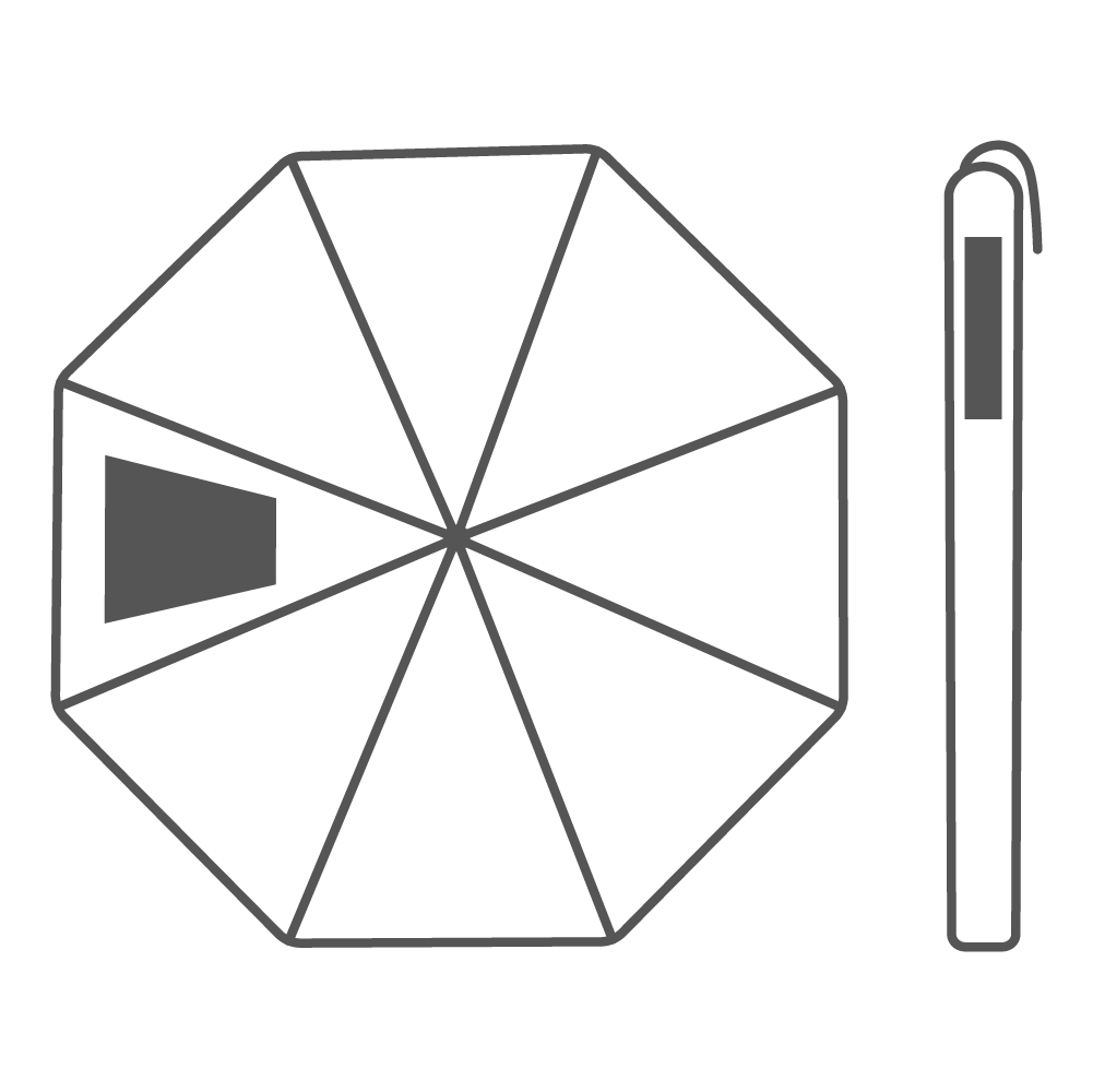 297 x 297 mm - Links | 250 x 45 mm - Zakje