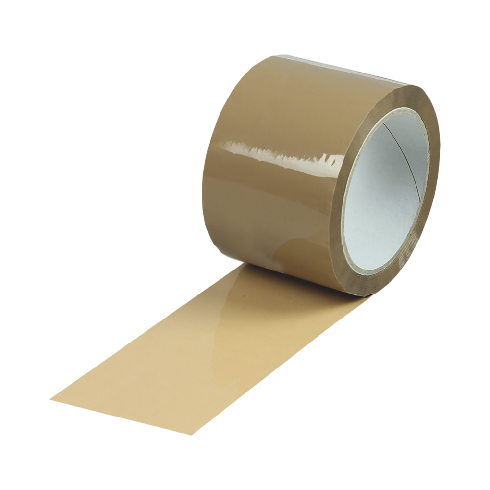 Braunes PP-Klebeband 75 mm x 66 m
