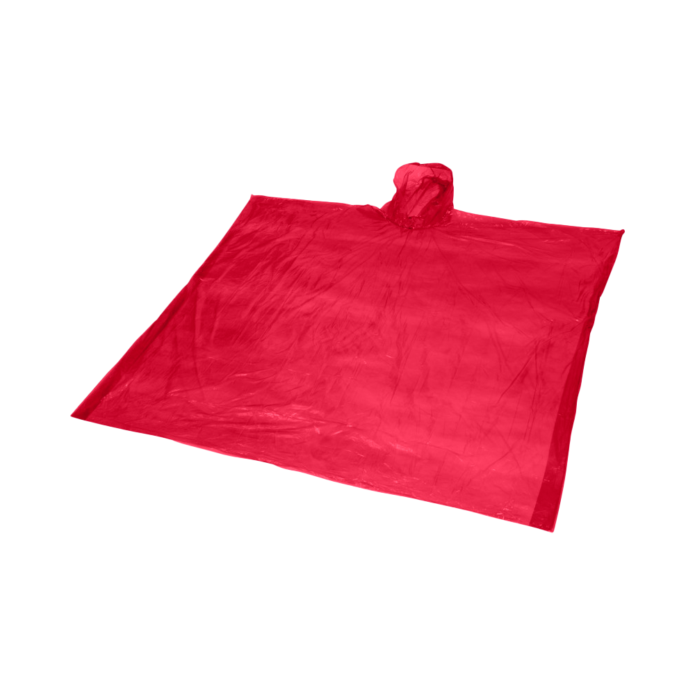 zivadisposablerainponcho red