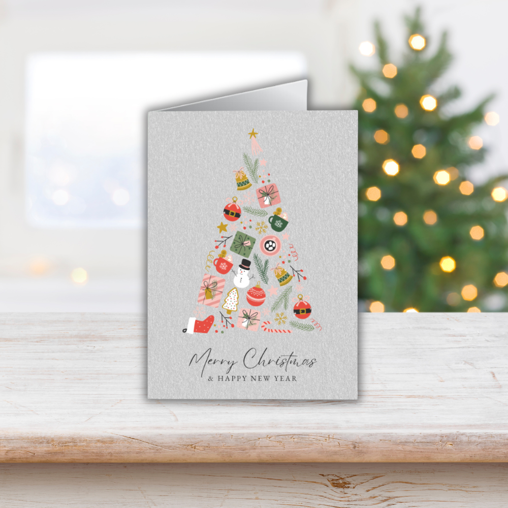 Christmas cards marble PDP