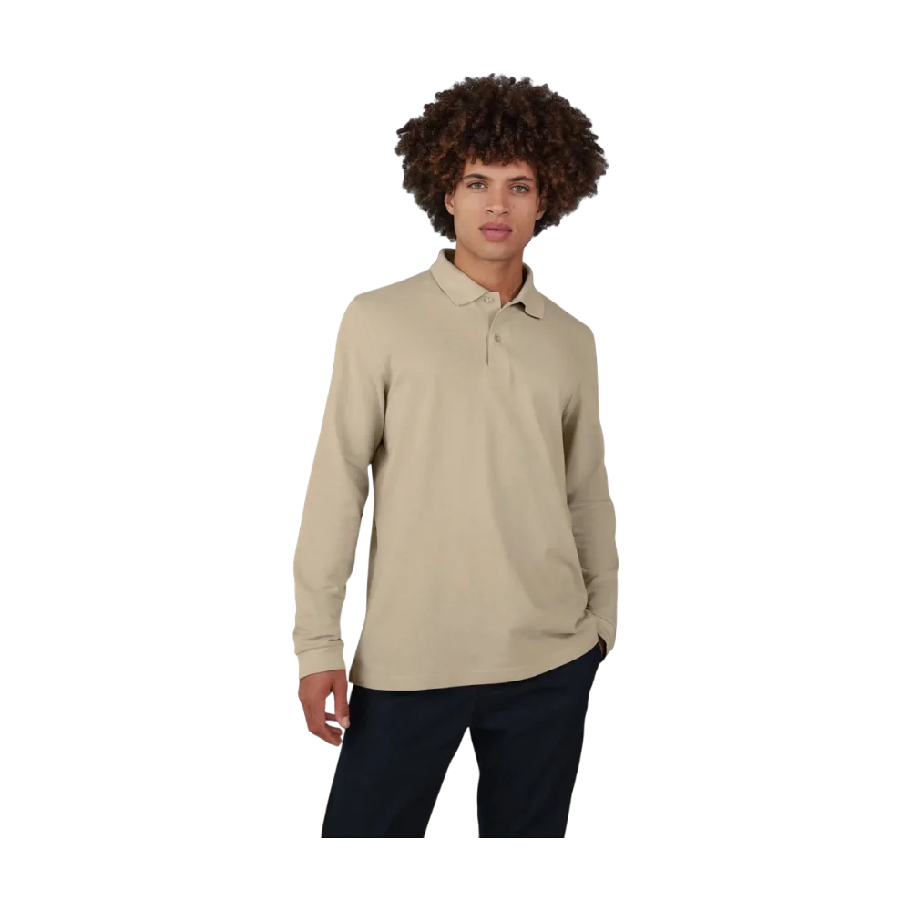B&C Classic Fit My Longsleve Polo - bandcmypolo180lsl5pu425u_1
